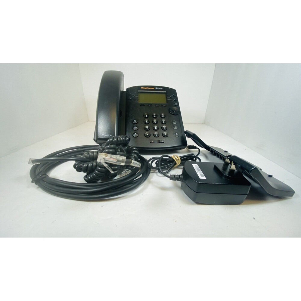 Polycom VVX 310 VoIP IP Phone & Stand AS IS VVX310